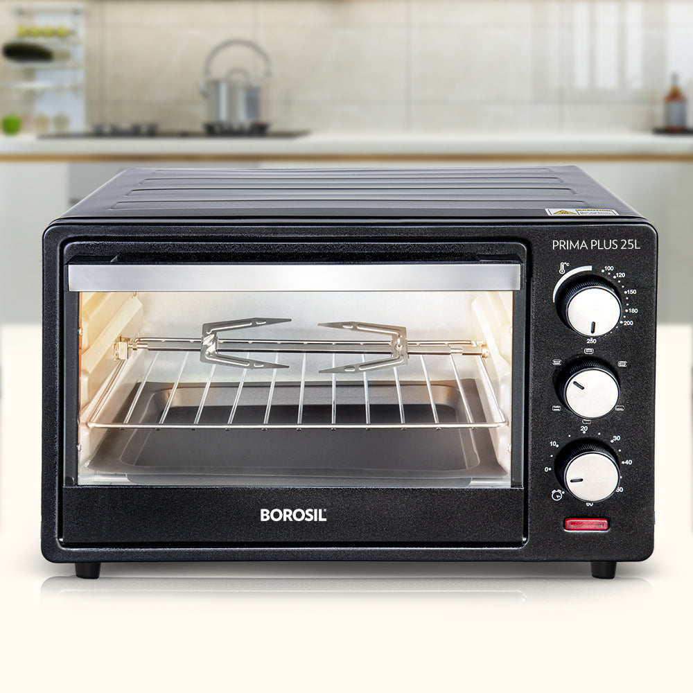 Borosil Prima Plus Oven Toaster Griller 25L 1600W