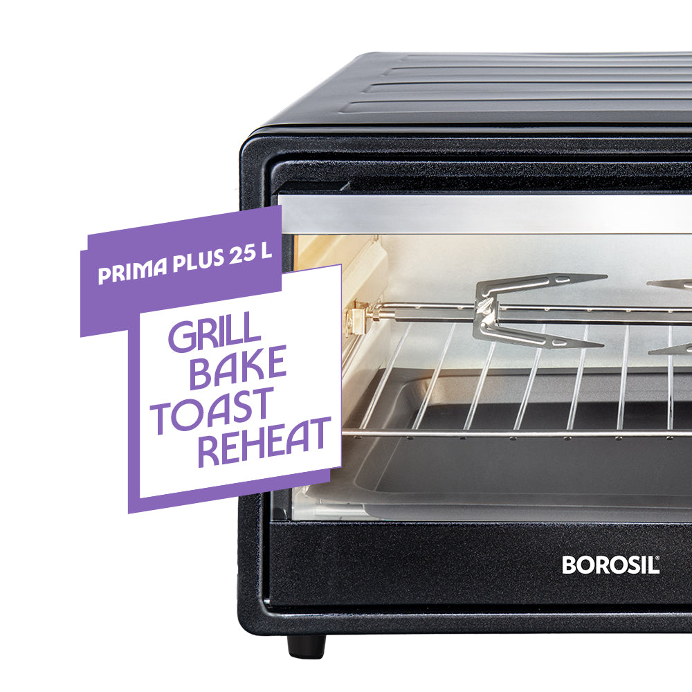 Borosil Prima Plus Oven Toaster Griller 25L 1600W