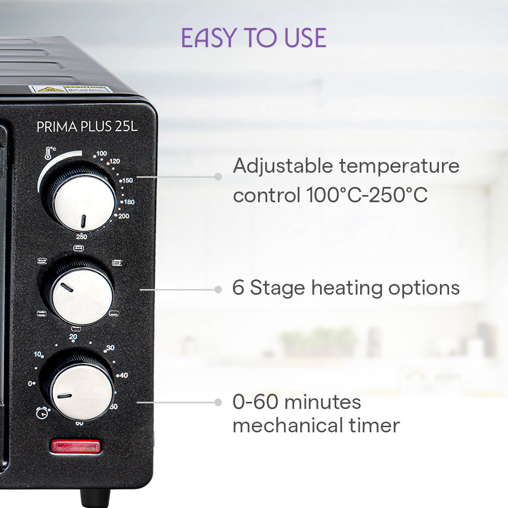 Borosil Prima Plus Oven Toaster Griller 25L 1600W