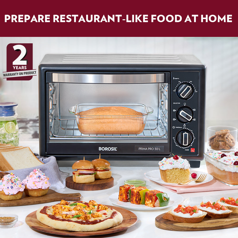 Borosil Prima Pro 10L Oven Toaster Griller