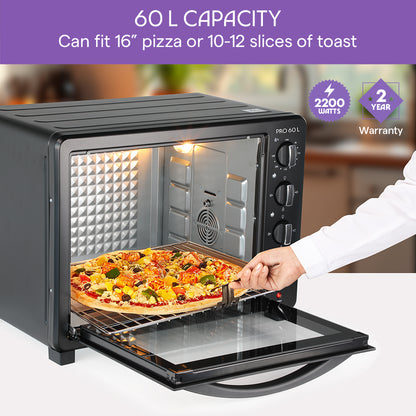 Borosil Pro Oven Toaster Griller 60L