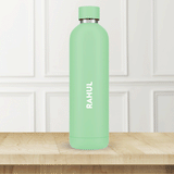 Borosil Personalised Pacific Double Wall Bottle, Light Green 700ml