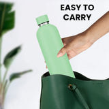 Borosil Personalised Pacific Double Wall Bottle, Light Green 700ml