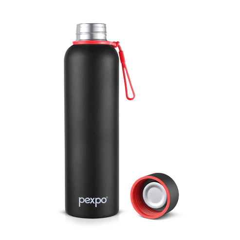 Pexpo Bravo Thermo Steel Bottle | Tri-Ply Vacuum Insulated Hot & Cold Flask