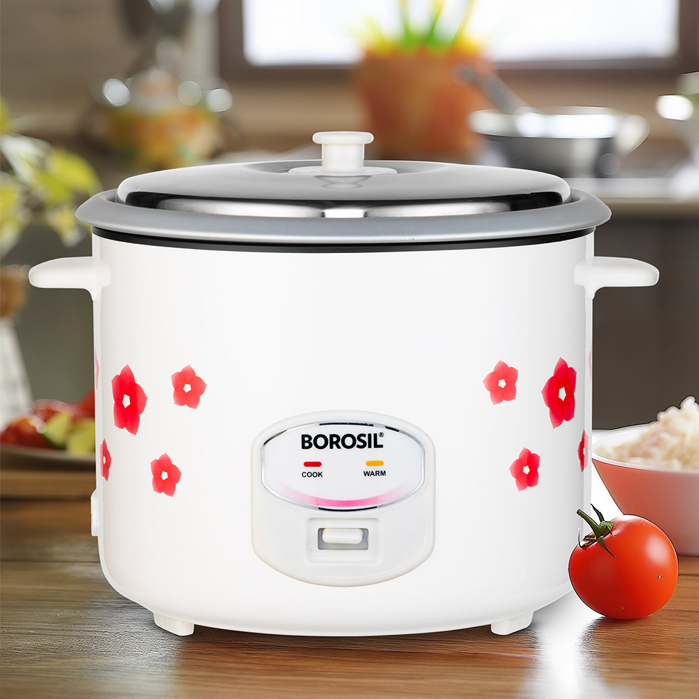 Borosil Pronto Dual Electric Rice Cooker 1000W