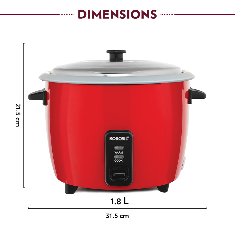 Borosil Pronto Electric Rice Cooker