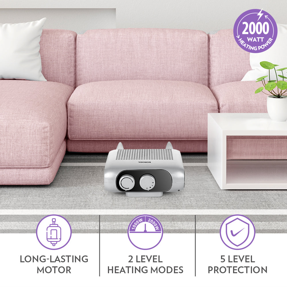 Borosil Novus Electric Room Heater 2000W