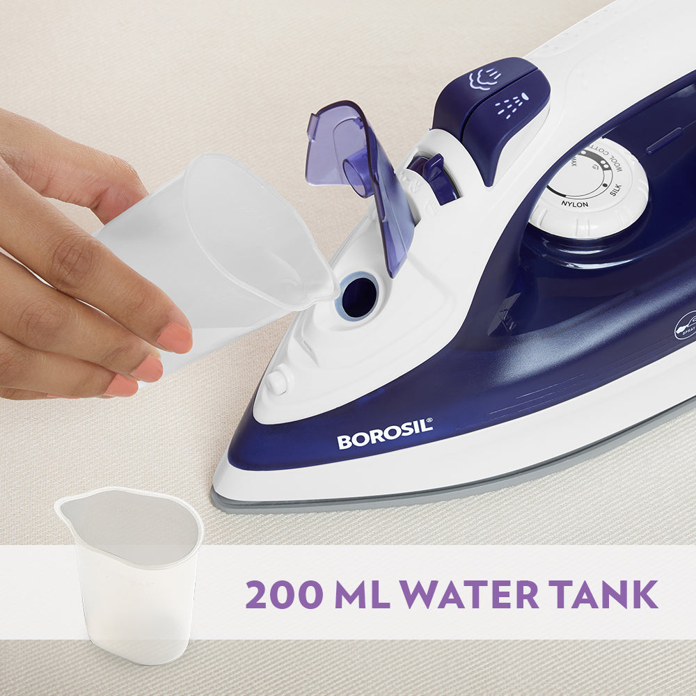 Borosil PurpleGlide Steam Iron 1600W