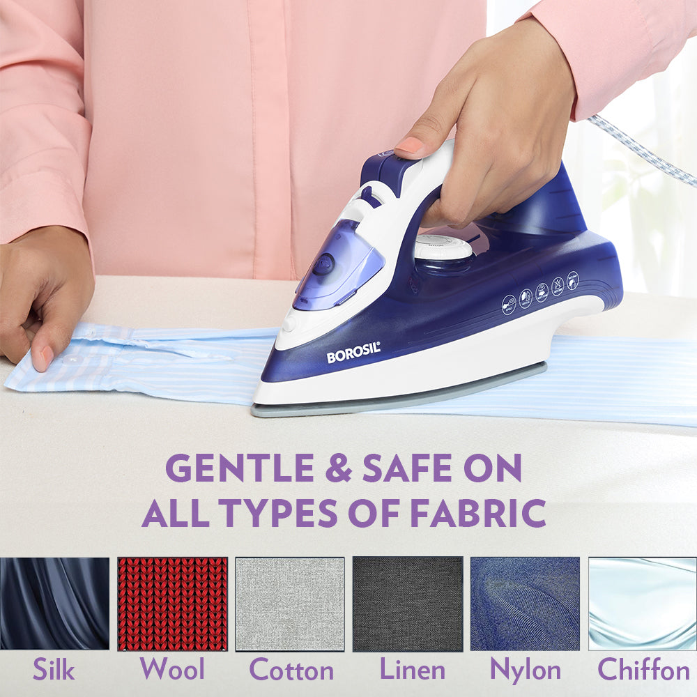 Borosil PurpleGlide Steam Iron 1600W