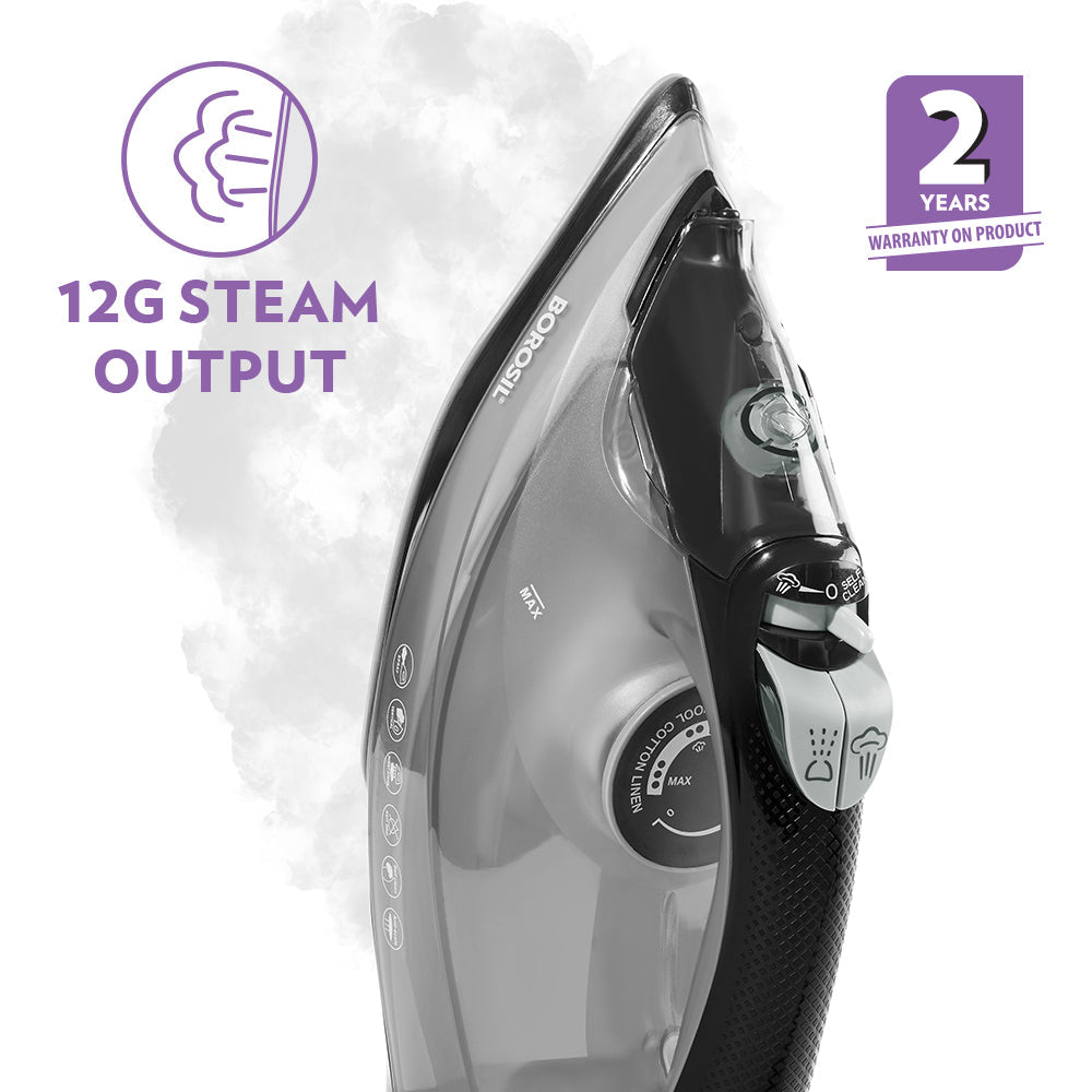 Borosil NightGlide Steam Iron 2000W