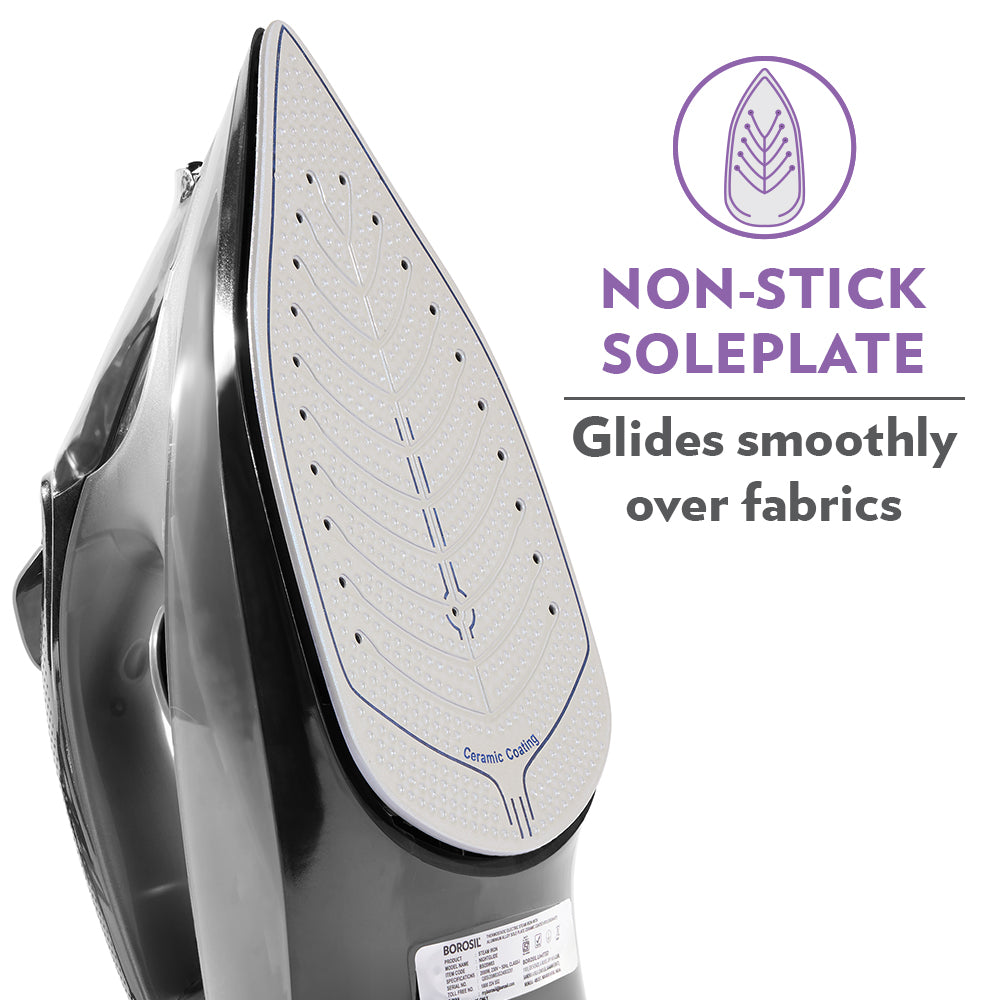 Borosil NightGlide Steam Iron 2000W