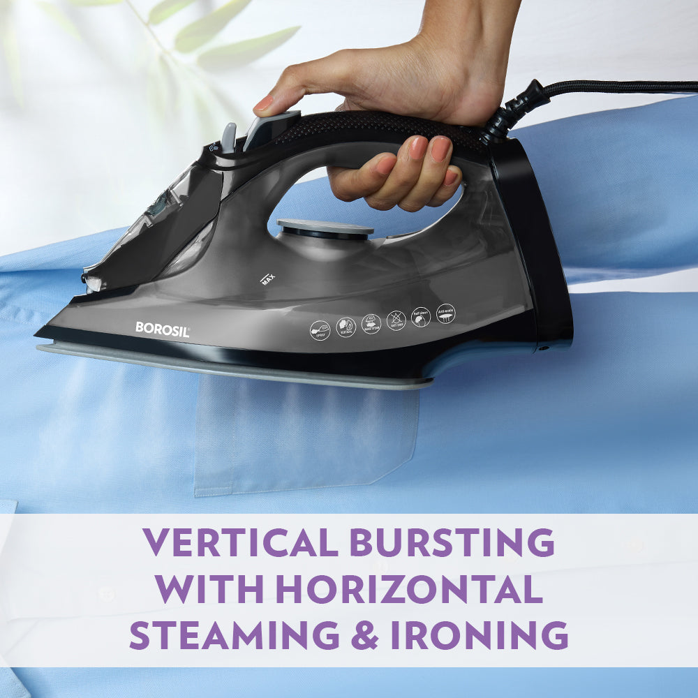 Borosil NightGlide Steam Iron 2000W