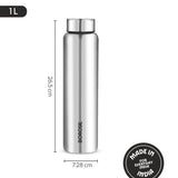 Borosil Aquaslim Single Wall Bottle 1L