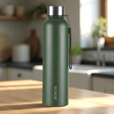 Borosil Personalised Laguna SS Single Wall Bottle, Green 1L