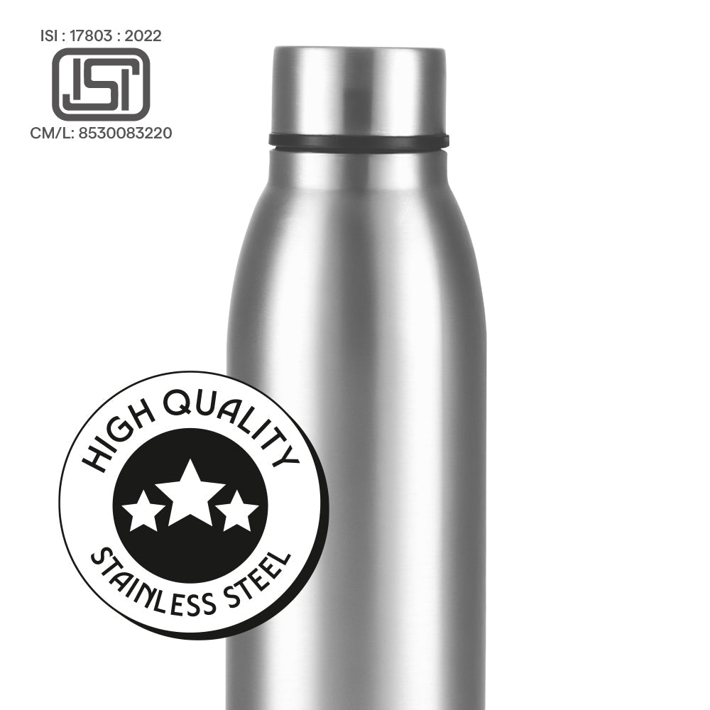 Borosil Glacier SS Single Wall Bottle, Jade 950ML