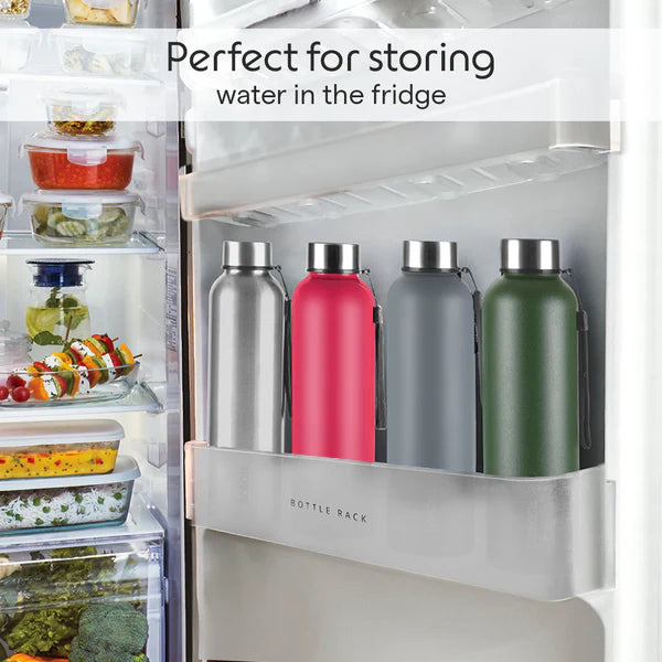 Borosil Personalised Laguna SS Single Wall Bottle, Green 1L