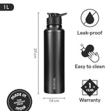 Borosil SipFresh SS Single Wall Bottle, Mint