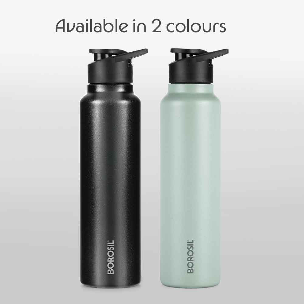 Borosil SipFresh SS Single Wall Bottle, Mint
