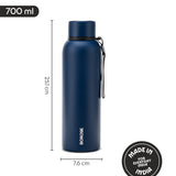 Borosil Personalised Trek Indigo Bottle 700ML