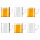 Borosil Vision Classic Mug Set of 6, 190ml