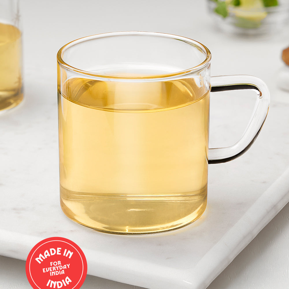 Borosil Vision Classic Mug Set of 6, 190ml