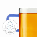 Borosil Blue Vision Classic Mug Set of 6, 190ml