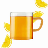 Borosil Yellow Vision Classic Mug Set of 6, 190ml