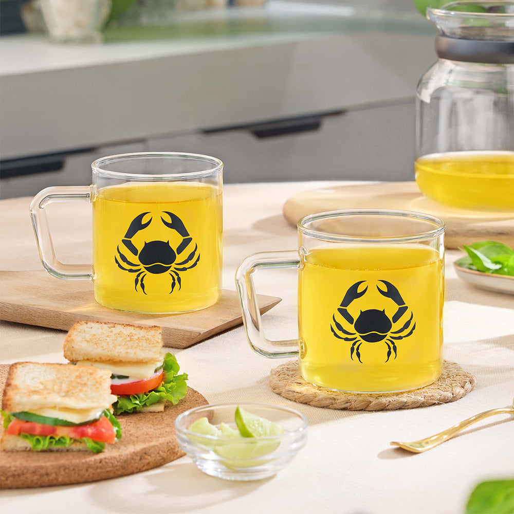 Borosil Zodiac Classic Mug, Cancer 305ml
