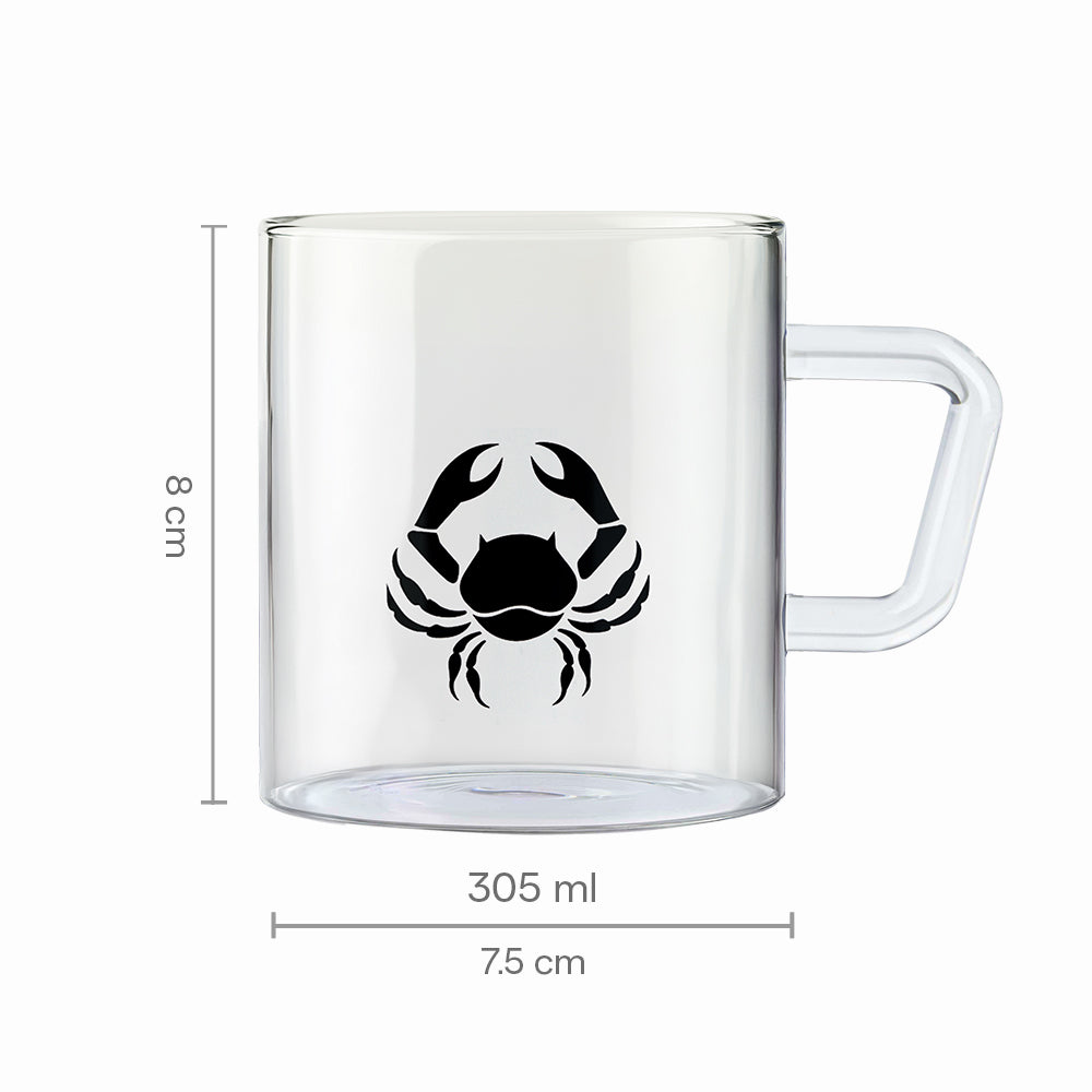 Borosil Zodiac Classic Mug, Cancer 305ml