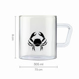 Borosil Zodiac Classic Mug, Cancer 305ml