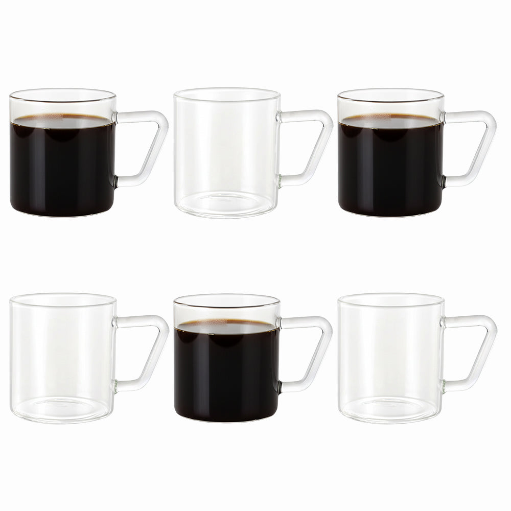 Borosil Vision Espresso Cup Set  of 6, 120ml