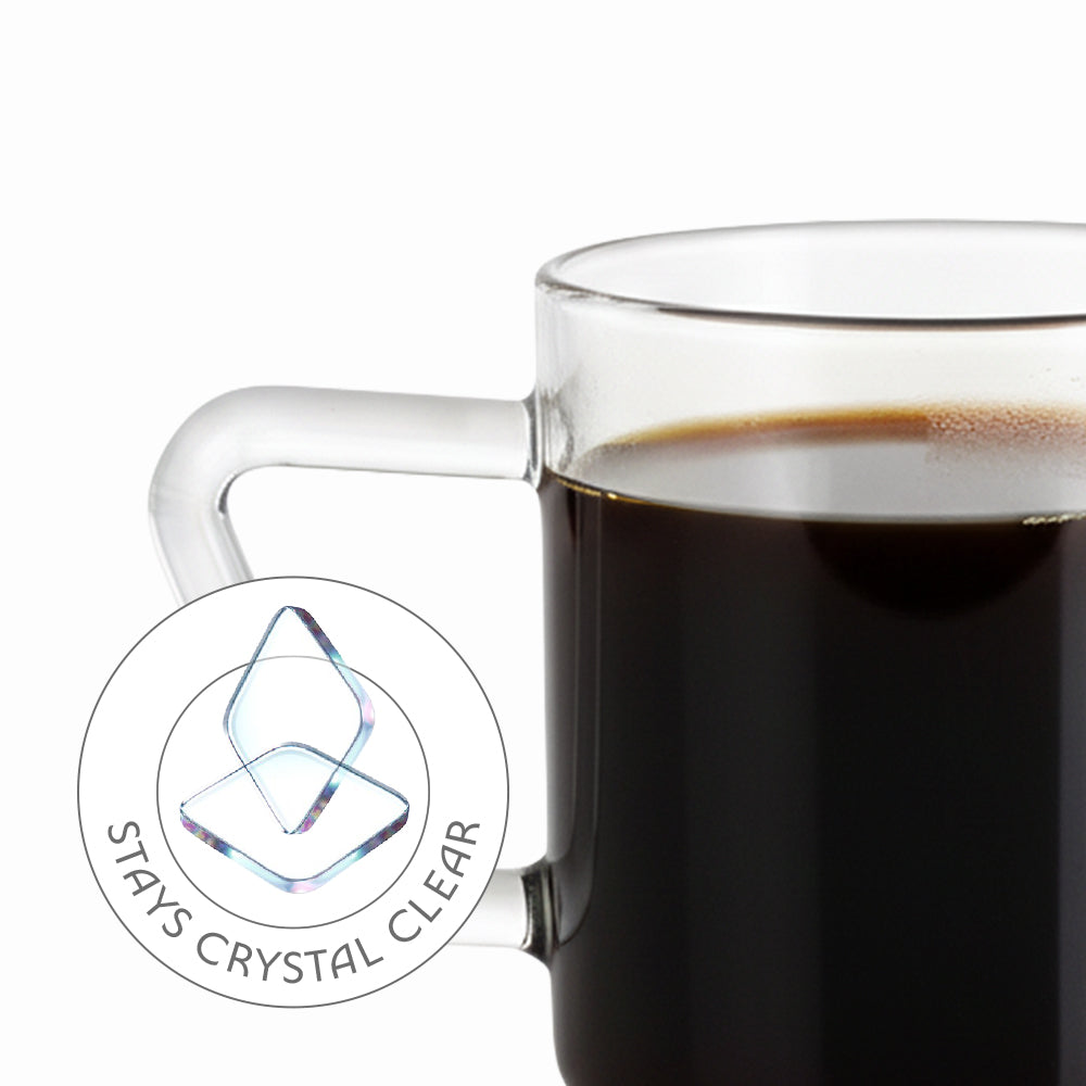 Borosil Vision Espresso Cup Set  of 6, 120ml
