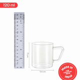 Borosil Vision Espresso Cup Set  of 6, 120ml