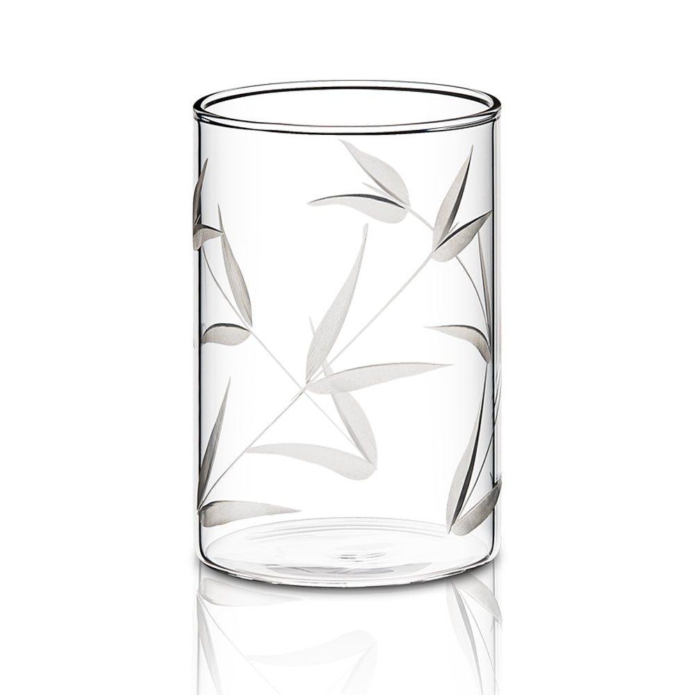 Borosil Cut Glass Bouquet Large Set of 6, 350ml