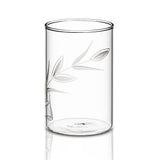 Borosil Cut Glass Creeper Large Set of 6, 350ml