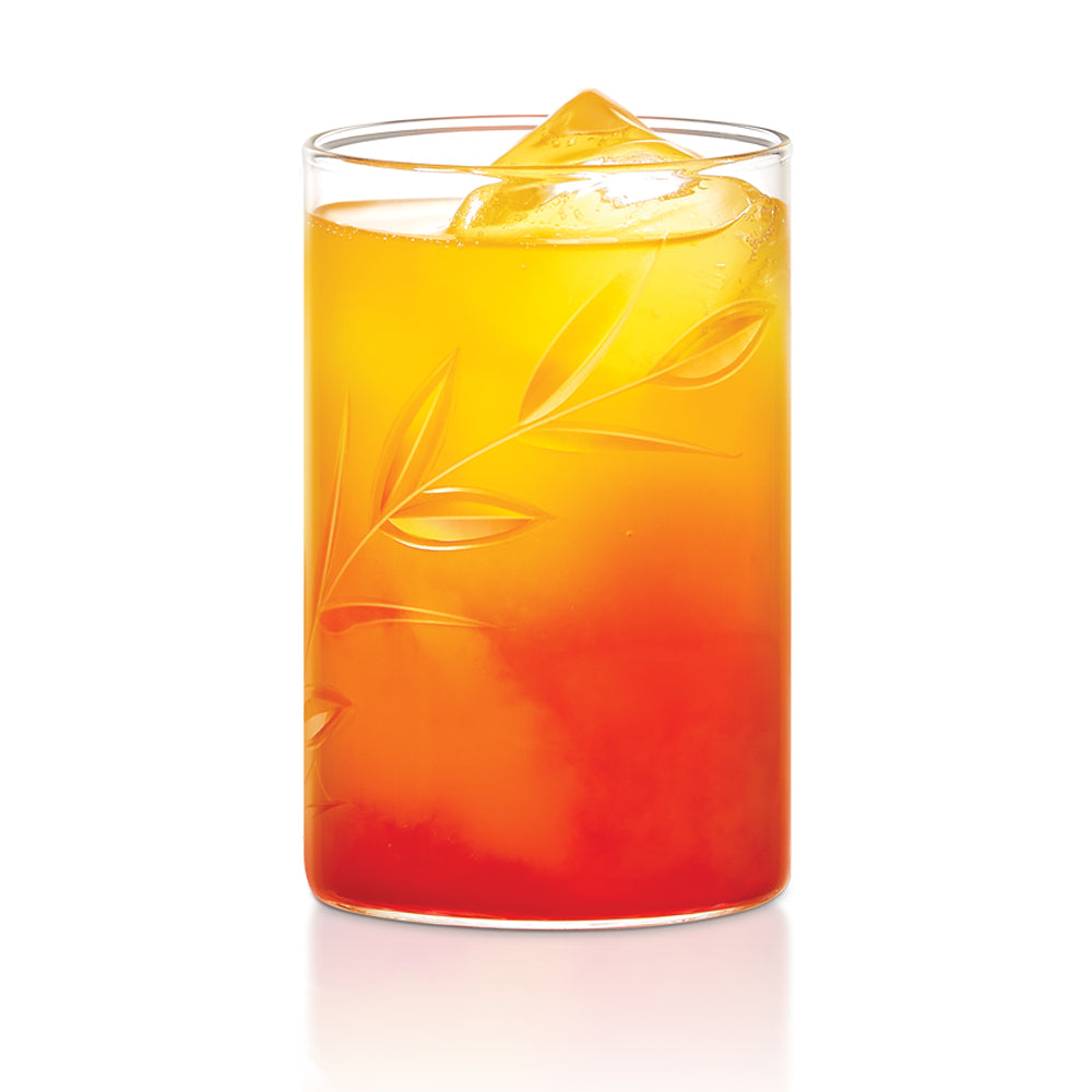 Borosil Cut Glass Creeper Large Set of 6, 350ml
