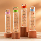 Borosil Cosmic Wide Mouth Printed Glass Bottle