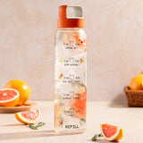 Borosil Cosmic Wide Mouth Printed Glass Bottle