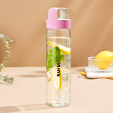 Borosil Personalised Neo Borosilicate Clear Glass Bottle