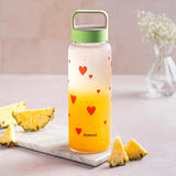 Borosil Cosmic Wide Mouth Printed Glass Bottle