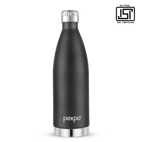 Pexpo Extreme Hot & Cold Water Bottle Black Knight 830 ML
