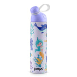 Pexpo Pico Art Stainless Steel Bottle | Tri-Ply Vacuum Insulated Hot & Cold Flask | For Kids 470 ML
