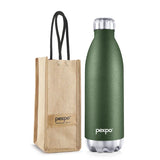 Pexpo Electro Thermo Steel Bottle | Tri-Ply Vacuum Insulated Hot & Cold Flask | For Daily Use