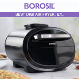 Borosil Digital Air FryerWith Touch Controls for Oil-Free Cooking 1700W
