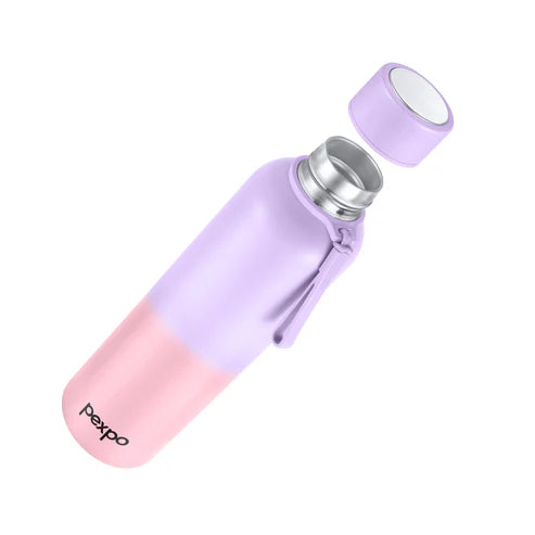 Pexpo Bravo Thermo Steel Bottle | Tri-Ply Vacuum Insulated Hot & Cold Flask - Ombre Design 1000 ml