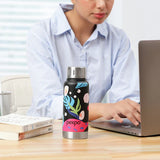 Pexpo Cameo Plant-themed Art Hot & Cold Water Bottle 300 ML