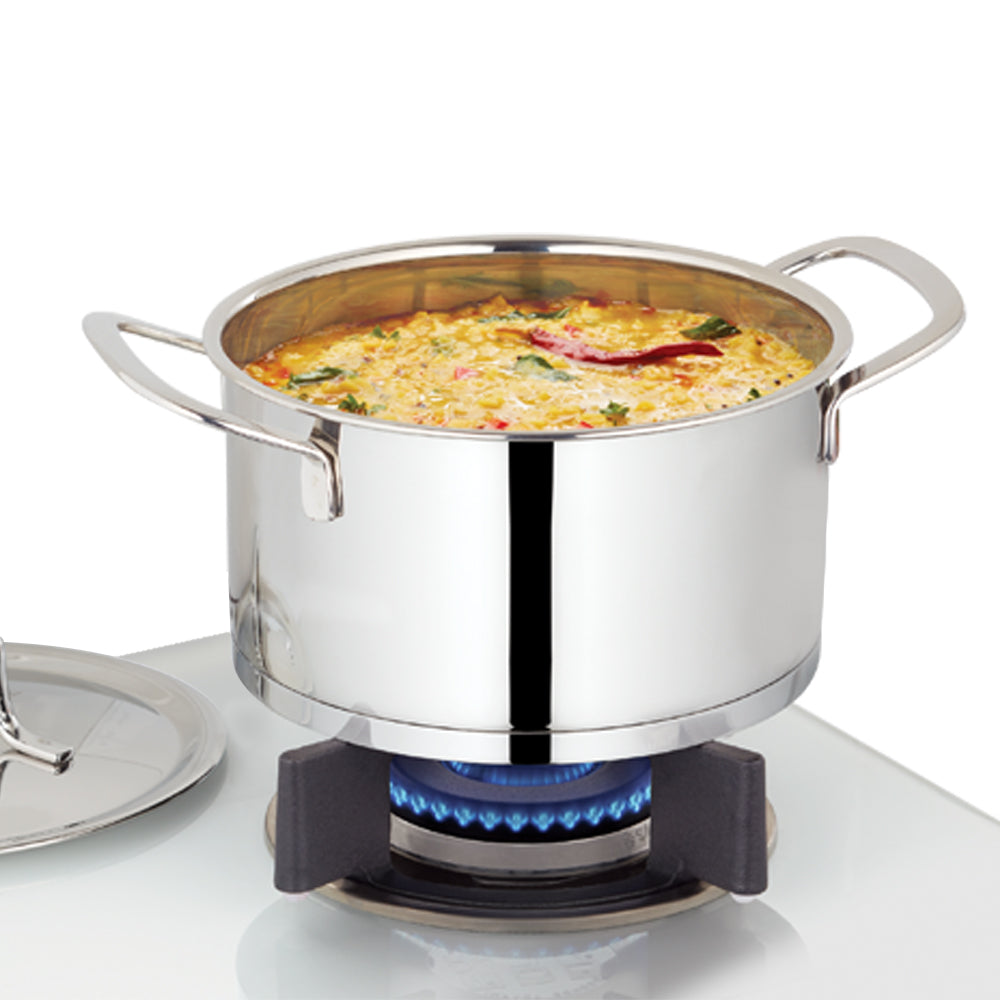 Borosil Cookfresh Stainless Steel Casserole with Lid