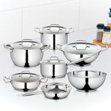 Borosil Cookfresh Stainless Steel Casserole with Lid