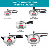 Borosil Pronto Stainless Steel Pressure Cooker