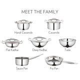 Borosil Cookfresh Stainless Steel Saucepan with Lid